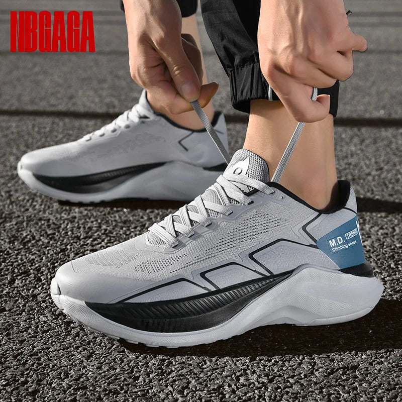 New Men's Running Shoes Air Cushion Lightweight Breathable Gym Workout Jogging Sneakers Comfortable Walking Sports Shoes for Men