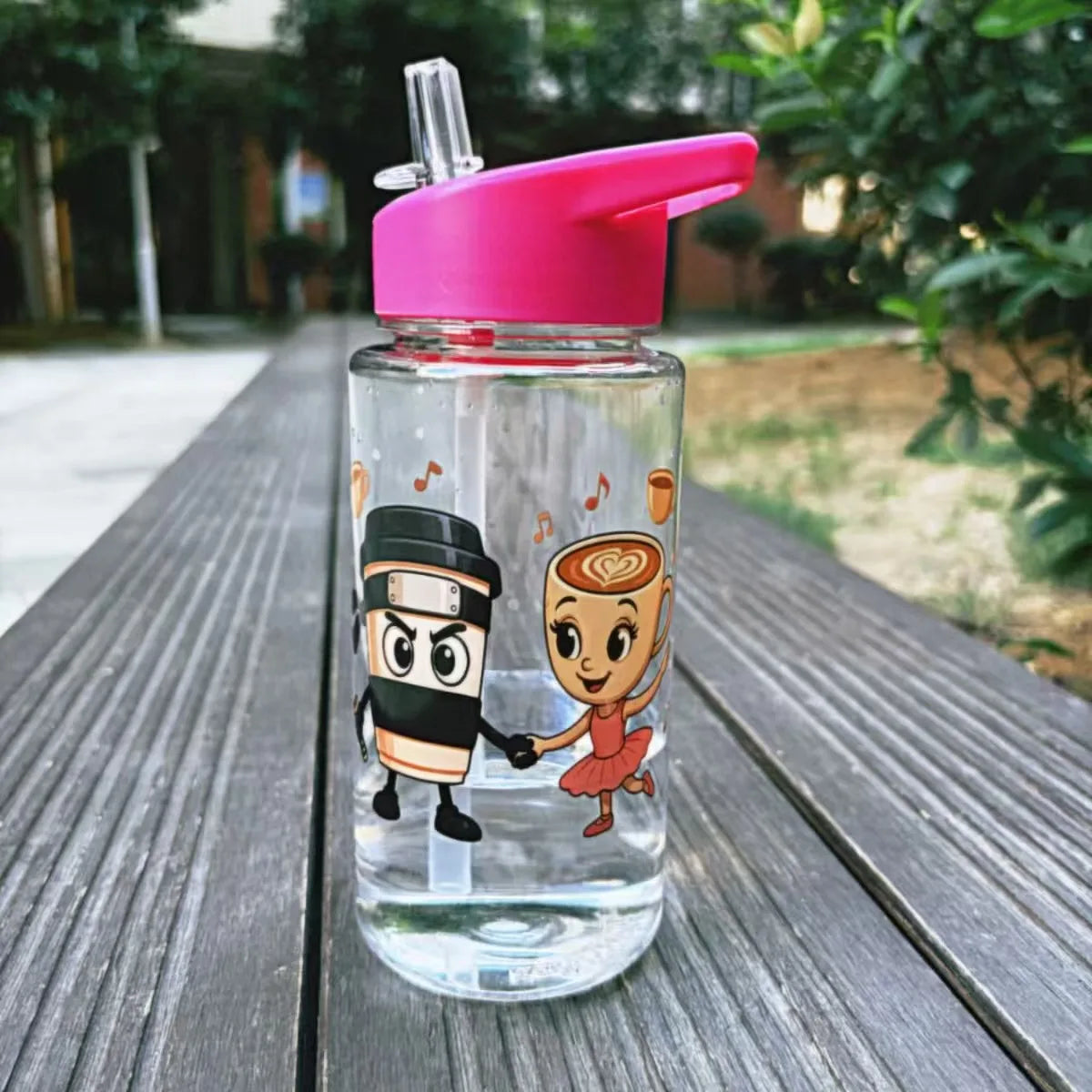 500ML Italian Brainrot Water Bottle Outdoor Drinking Cartoon Sports Cups Tung Tung Tung Sahur Tralalero Tralala Christmas Gift