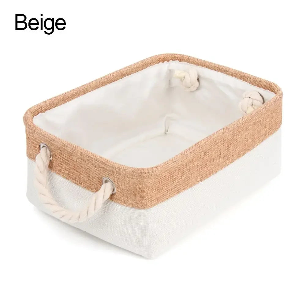 Home Supplies Sundries Sorting Basket Folding Linen Organizer Box Underwear Socks Baby Toys Storage Basket