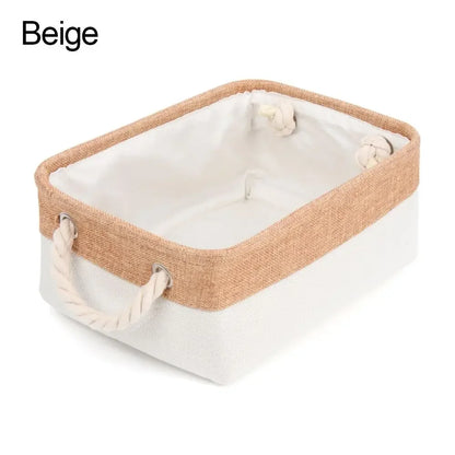 Home Supplies Sundries Sorting Basket Folding Linen Organizer Box Underwear Socks Baby Toys Storage Basket