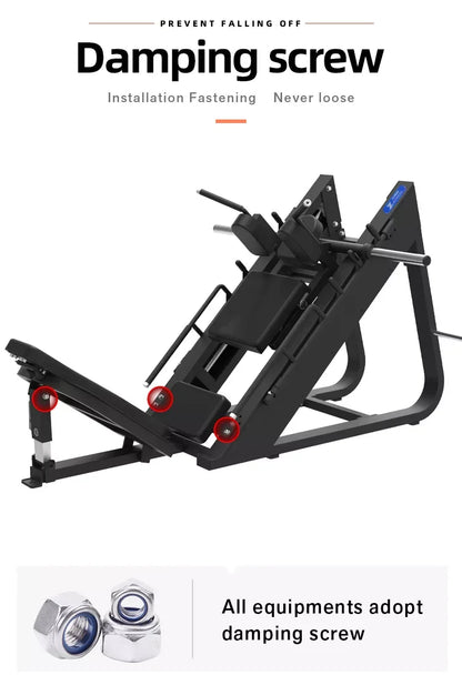 Wholesale Factory Direct Commercial Fitness Equipment Gym Dual Function Free Weight Fitness 45 Degree Leg Press & Hack Slide