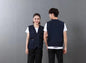Customized multi-pocket vest work clothes with logo printing for supermarkets, educational institutions, catering, and photograp