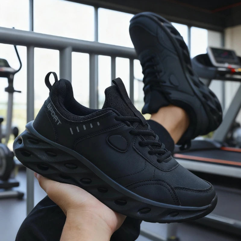 Men's Sport Shoes Breathable Lightweight Running Shoe Fashion Casual Sneakers Shock-Absorbing Gym Athletic Shoe for Men Hot Sale