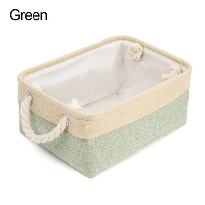 Home Supplies Sundries Sorting Basket Folding Linen Organizer Box Underwear Socks Baby Toys Storage Basket