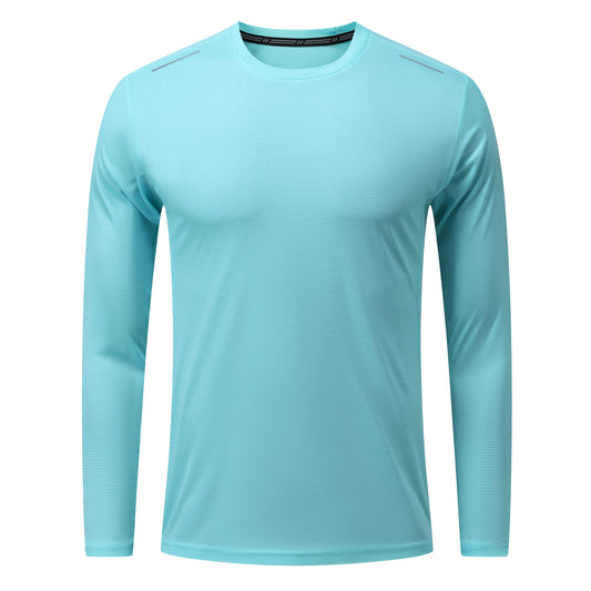 Men Athletics Tops Long Sleeve Running Shirts Sport Fitness Cycling Gym T Shirts Clothing Athlete Track Field Elastic Breathable