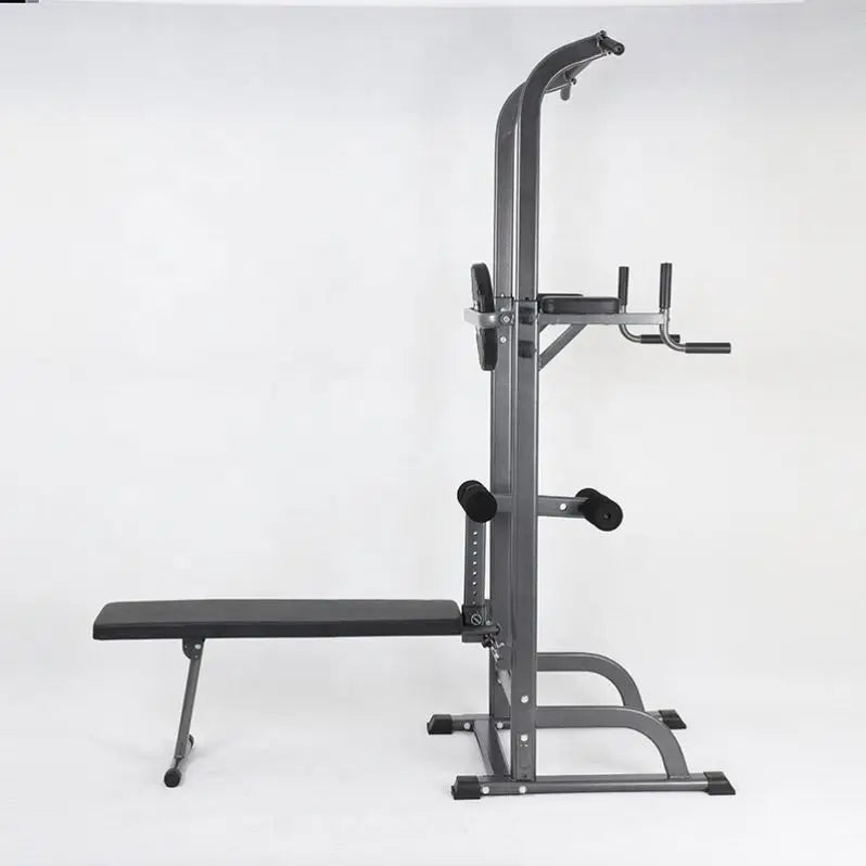 Fitness Equipment AB Straps Horizontal Bar Tower Multi Gym Machine Foldable Utility Weight Lifting Bench Pull Up Dip Station