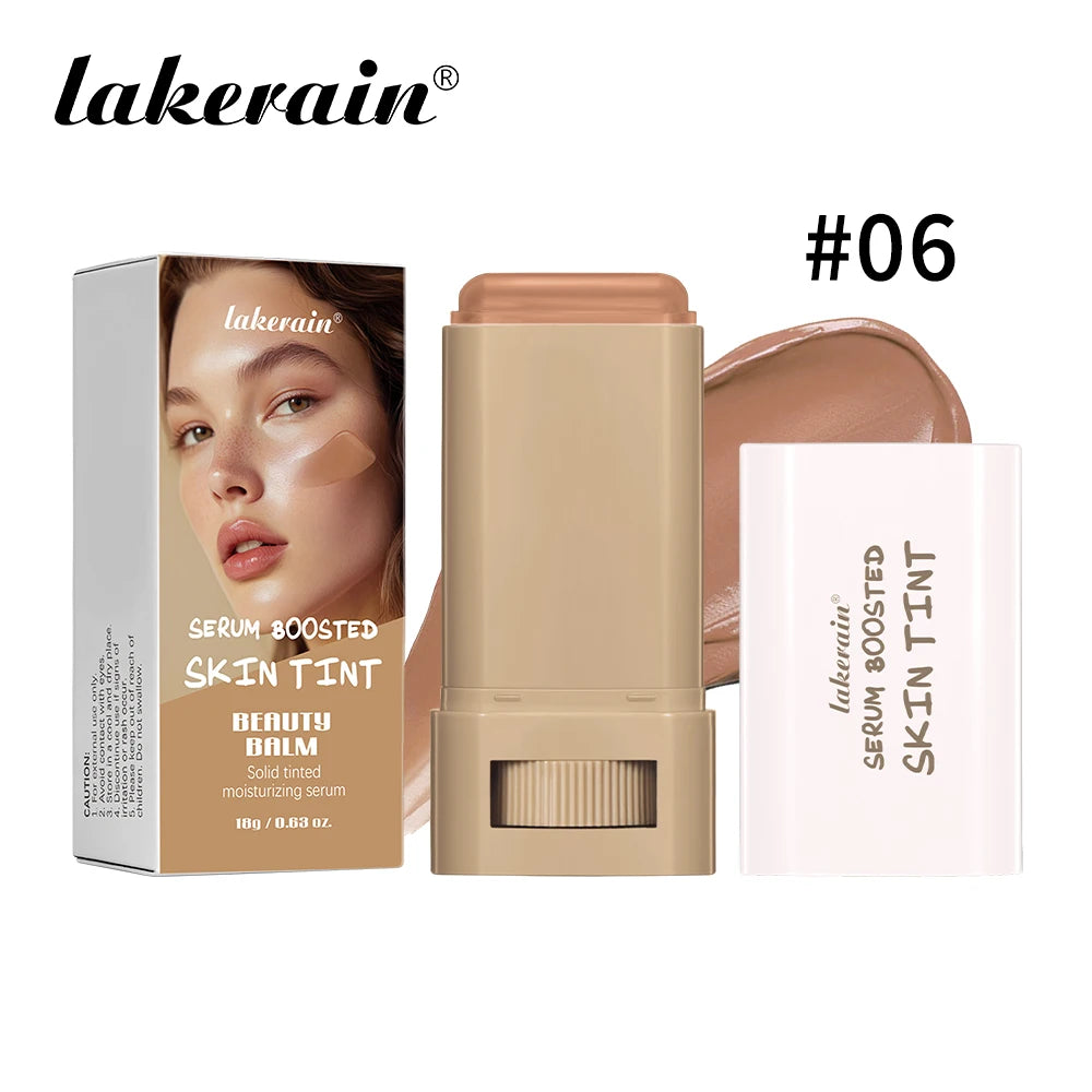 Eraser Foundation Stick Stick Serum Boosted Skin Tint Foundation Stick Smooth Plumper Hight Coverage Travel Flawless Foundation