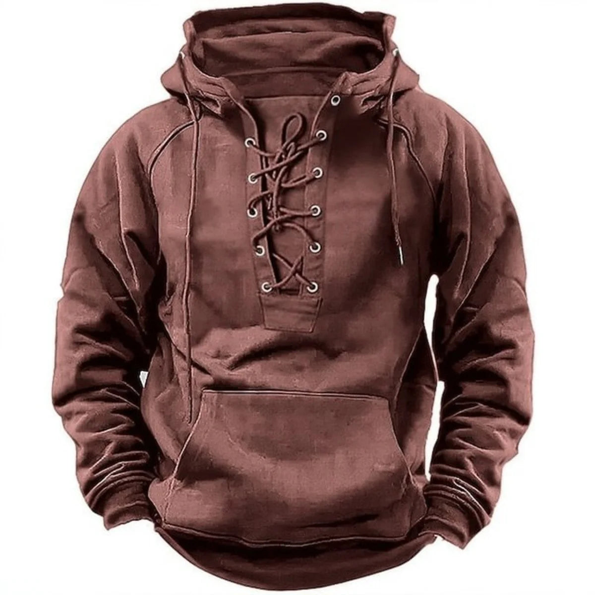 Men's Casual Hoodie Spring Autumn Fashionable Sports Multi-Pocket Trendy Retro Hooded Jacket Youth