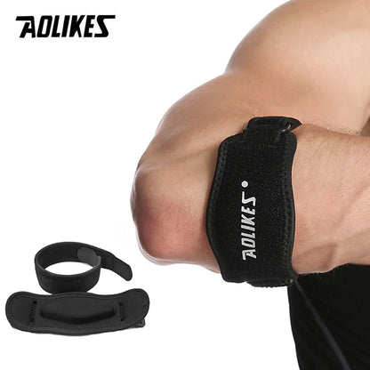 AOLIKES 1PCS Adjustable Basketball Badminton Tennis Golf Elbow Support Golfer's Strap Elbow Pads Lateral Pain Syndrome Brace