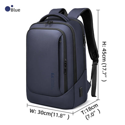 HK Business Backpack Multifunctional Men's 15.6" Laptop Bag Large Capacity Travel Backpacks Waterproof School Bags Work Rucksack