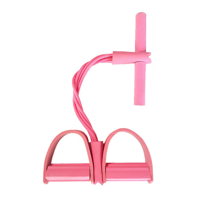 Fitness Resistance Bands - 4 Tube Pedals Tension Machines Upgraded Stretch Bands For Exercise Sit-Ups Exercise Equipment Trainin