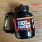 100ML Portable Protein Powder Bottle With Whey Keychain Health Funnel Medicine Box Small Water Cup Outdoor camping Container