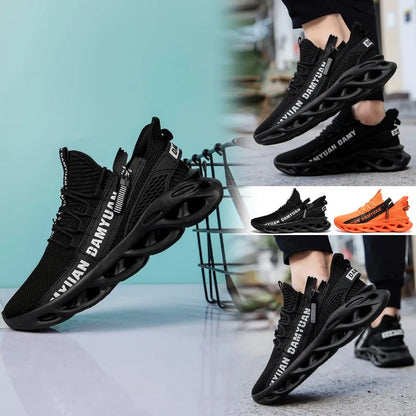 Men's Sports Shoes Comfortable Non-Slip Breathable Design for Running and Daily Wear Lightweight Shock Absorbing Sneakers