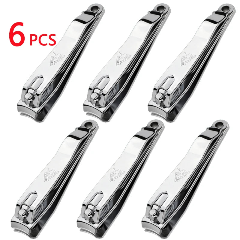 Nail Clippers Stainless Steel Sharpest Nail Cutter Duty Curved Edge for Adult Men Women Swing Out Nail Cleaner/File