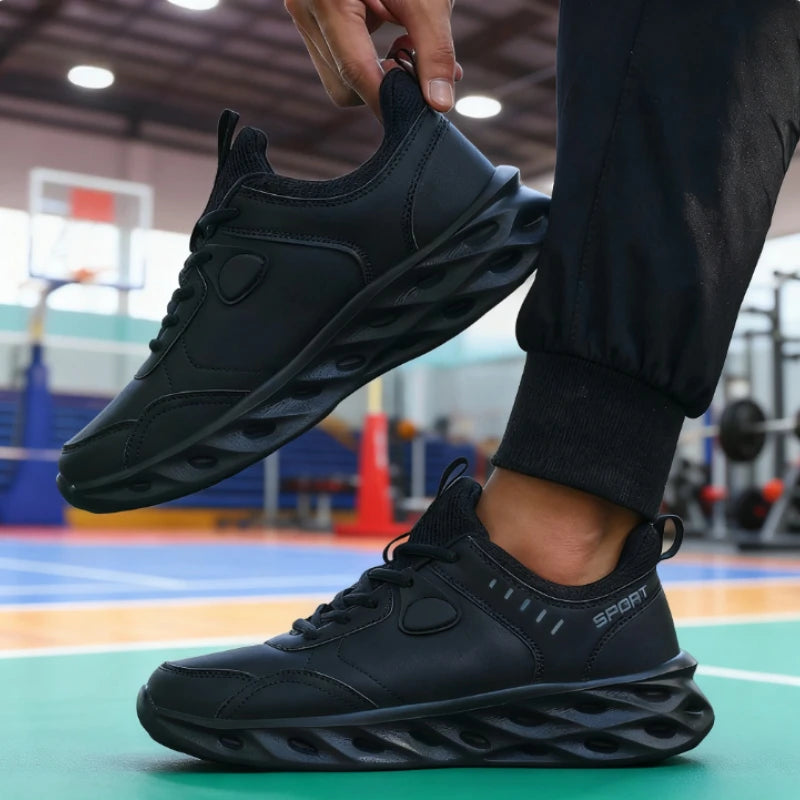 Men's Sport Shoes Breathable Lightweight Running Shoe Fashion Casual Sneakers Shock-Absorbing Gym Athletic Shoe for Men Hot Sale