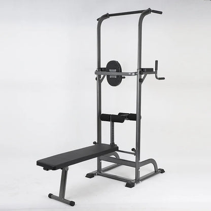 Fitness Equipment AB Straps Horizontal Bar Tower Multi Gym Machine Foldable Utility Weight Lifting Bench Pull Up Dip Station