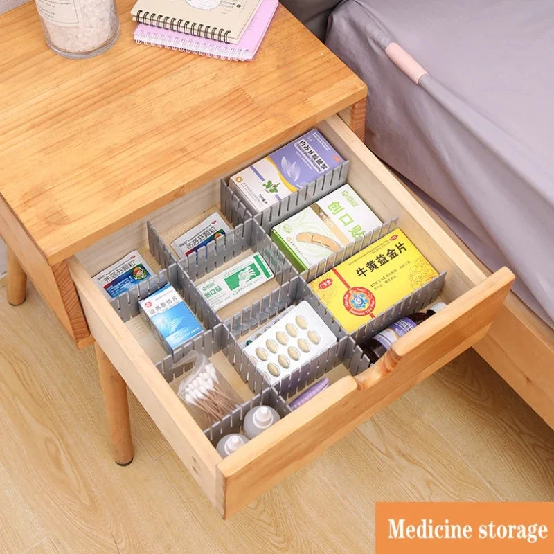 Adjustable Household Storage Cabinet Combination Partition Drawer Organizer Makeup Divider Underwear Socks Sundries Escritorio
