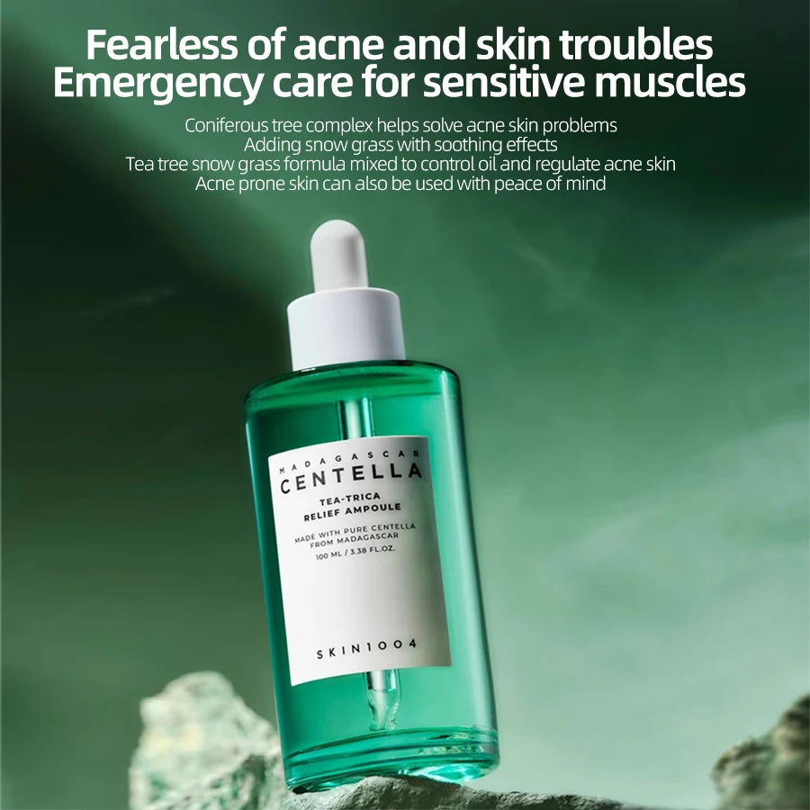 SKIN1004 Tea-Trica Soothing Ampoule Essence Tea Tree Toner Moisturizing Skin Care Korean Skin Care Products
