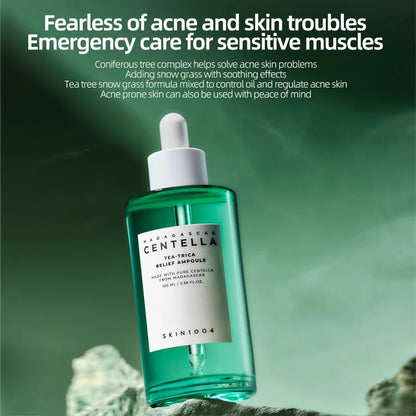 SKIN1004 Tea-Trica Soothing Ampoule Essence Tea Tree Toner Moisturizing Skin Care Korean Skin Care Products