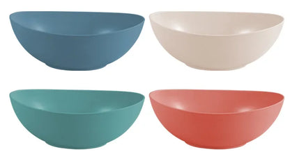 Sale Eco Friendly Wheat Straw Bowl Large Kitchen Fruit Salad Vegetable Dish Creative Microwavable Food Bowl for Household Use