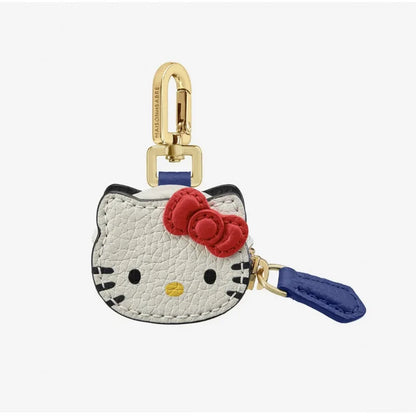 Hello Kitty Keychain Anime Keying Bag Pendant Car Key Accessories Headphone Protective Case Cartoon KT Cat Ornament Girls Gifts