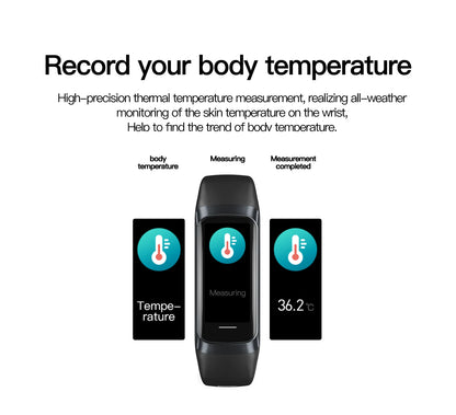 LIGE Amoled Smart Watch Smartwatch Band Women Heart Rate Blood Waterproof Connected Smart Bracelet Sport Fitness Tracker  Watch