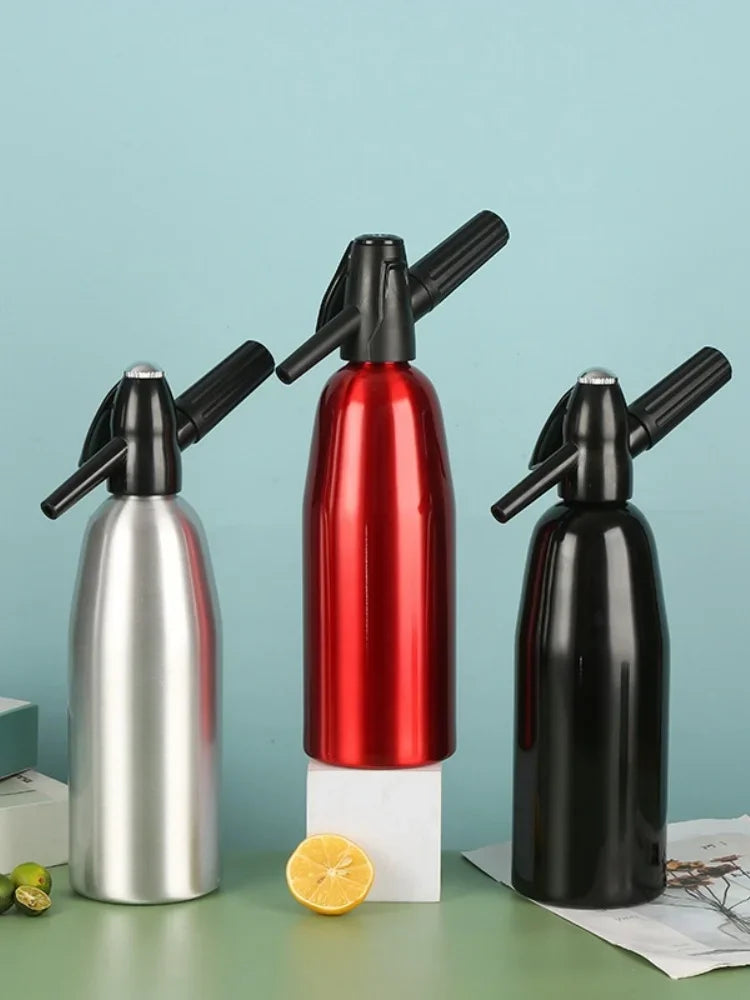 Sparkling Water Maker Bubble Water Making Bottle DIY Cocktail Soda Machine Drinks Pressurizer Bartender Siphon Accessories