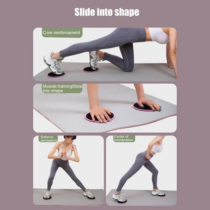 Fitness Foot Balance Sliding Discs Workout Accessories Core Sliders Abdominal Training Yoga Sports Equipment Sliding Disc