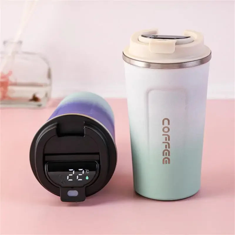 510ml Smart Thermos Bottle LED Temperature Display Thermal Mug Coffee Cups Portable Vacuum Flasks Travel Insulated Tumbler