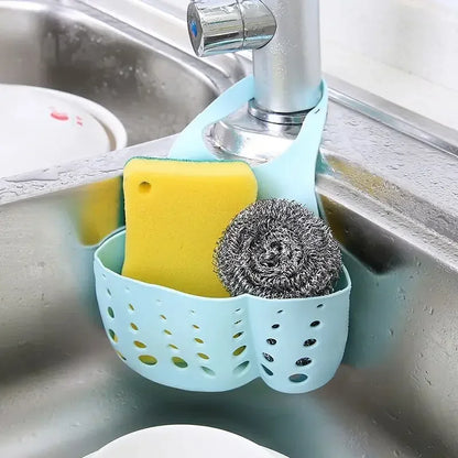 Drain Basket, Sink Holder, Storage Tools, Kitchen Bathroom Storage Shelf, Sponge Holder, Kitchen Drain Basket Draining Rack