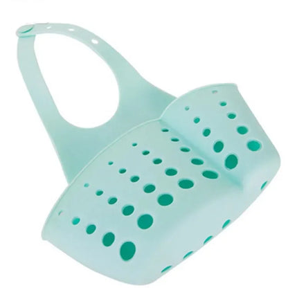 Drain Basket, Sink Holder, Storage Tools, Kitchen Bathroom Storage Shelf, Sponge Holder, Kitchen Drain Basket Draining Rack