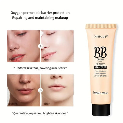 30ml Beauty BB Cream Foundation,Liquid Concealer,Long-Lasting Moisturizing Waterproof,Not Easy to Remove Makeup,Full Coverage