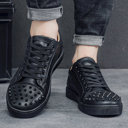 Comfortable Breathable Studded Sneakers for Men Women Casual Sports Shoes Fashion Lightweight Walking Shoes