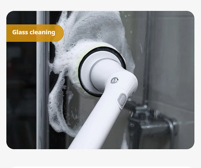6 -in -1 Electric Cleaning Electric Rotation Cleaning Brush Kitchen Bathroom Home Cleaning Tool Multifunctional Cleaning Brush