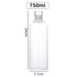 300-1000ML Glass Water Bottle Large Capacity Multi-function Creative Simple Milk Cup Portable Transparent Outdoor Sports Bottle