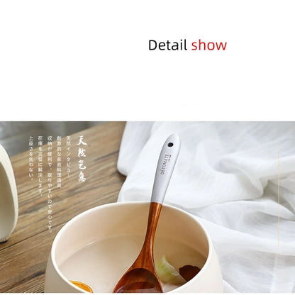 Solid Wood Cooking Tool Set Eco-friendly Teak Spatula Rice Scoop Environmental Protection Tableware Household ковшик кухонный