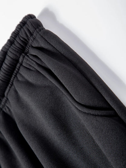 Mens Casual Pants Autumn Winter Fleece Sweatpants Men Joggers Elastic Waist Sport Casual Trousers Baggy Fitness Gym Clothing