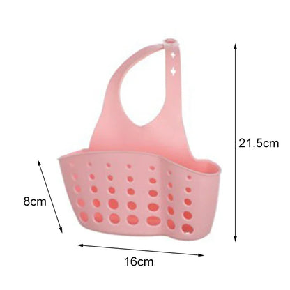 Drain Basket, Sink Holder, Storage Tools, Kitchen Bathroom Storage Shelf, Sponge Holder, Kitchen Drain Basket Draining Rack