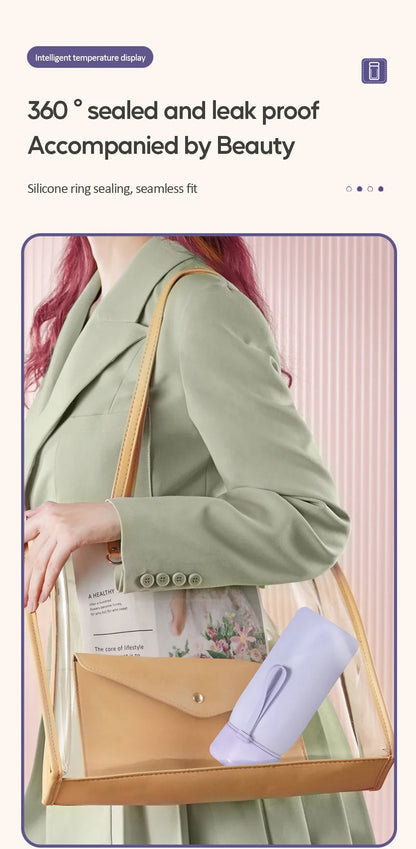 Smart Thermos Mug 316 Stainless Steel Thermos Bottle Vacuum Flasks For Girls Travel Thermal Water Bottle Tumbler Thermocup