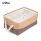 Home Supplies Sundries Sorting Basket Folding Linen Organizer Box Underwear Socks Baby Toys Storage Basket