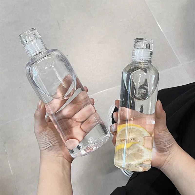 300-1000ML Glass Water Bottle Large Capacity Multi-function Creative Simple Milk Cup Portable Transparent Outdoor Sports Bottle