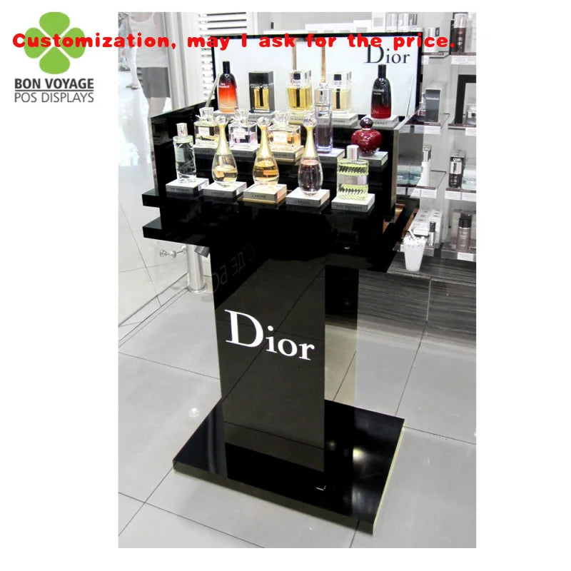 custom.High End Perfume Cosmetics Make up Beauty Display Stand Retail Store