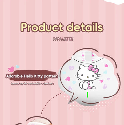 EBL19 Tws Wireless Bluetooth Headset Transparent Case Cute Hello Kitty Design Stereo Sound Earphones for All Smartphones