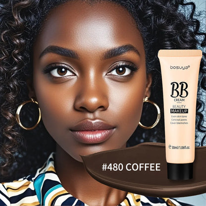 30ml Beauty BB Cream Foundation,Liquid Concealer,Long-Lasting Moisturizing Waterproof,Not Easy to Remove Makeup,Full Coverage