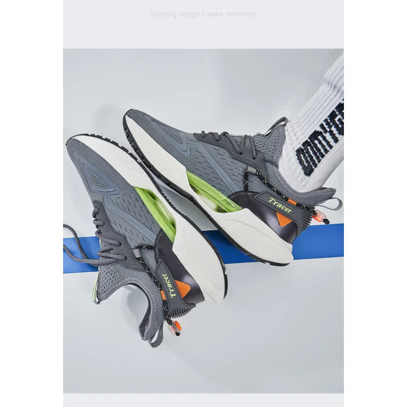 Men's sports shoes, lightweight carbon plate racing running shoes, winter shock absorption, anti slip, wear-resistant, breathabl