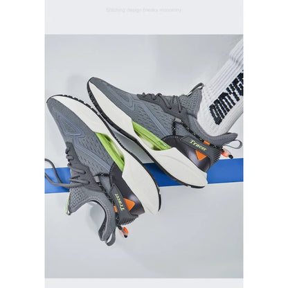 Men's sports shoes, lightweight carbon plate racing running shoes, winter shock absorption, anti slip, wear-resistant, breathabl