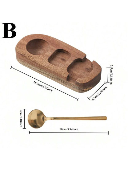 Handmade Natural Wood Egg Tray and Cup Holder Eco-Friendly Kitchen Organizer for Egg Storage and Display Creative Simple Design