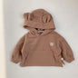 2023 Spring New Baby Boy Bear Hooded Sweatshirt Toddler Girls Cotton Clothes Embroidery Tops Kids Hoodies Outwear