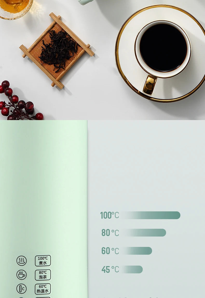 Smart Digital Water Bottle Electric Kettles with Smart Temperature Control Cup Heated Thermal Bottle Stainless Steel Thermos