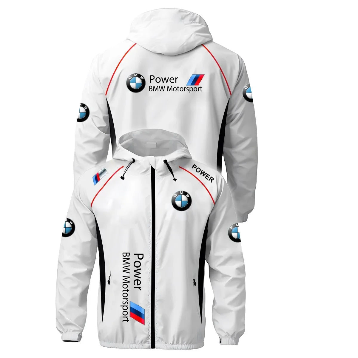 NewStreet Jacket BMW Motorcycle Jacket Racing Jacket Men's Sports Zipper Hooded Top Fashion Versatile Men's Sunscreen Jacket BMW